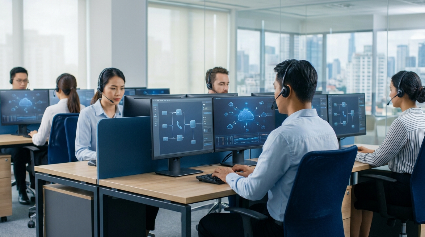 Đội ngũ vận hành contact center trên Amazon Connect