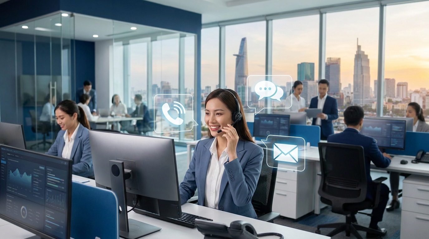 Agent hỗ trợ khách hàng đa kênh