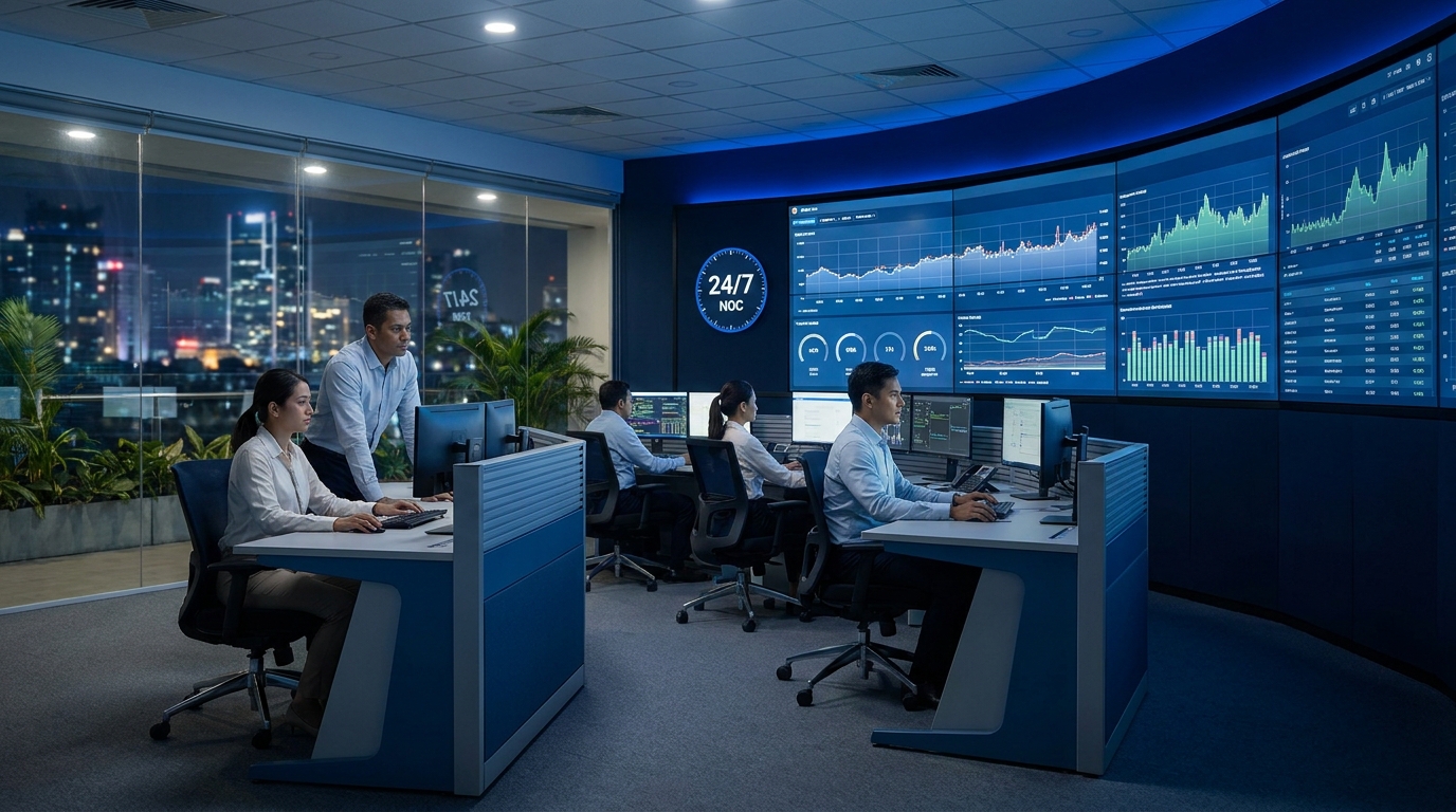 Trung tâm giám sát vận hành 24/7